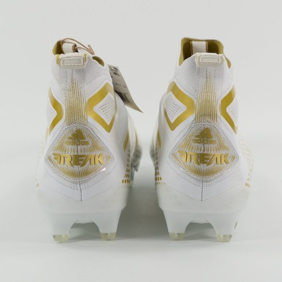 Adidas Mens Freak Ultra 22 'White Gold Metallic' Football Cleat GX7979 size 11.5 - Picture 7 of 10